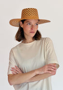 Carlota Straw Hat - Terra Beige