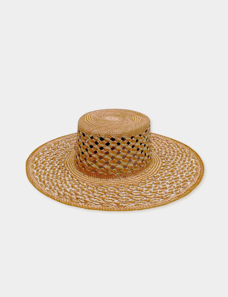 Carlota Straw Hat - Terra Beige
