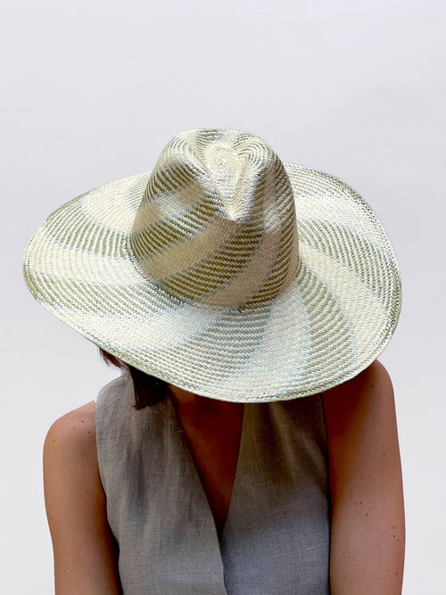 Chapeau Paille Ema - Sage Natural