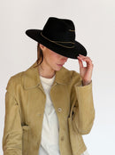 Sombrero de fieltro Lea - Negro
