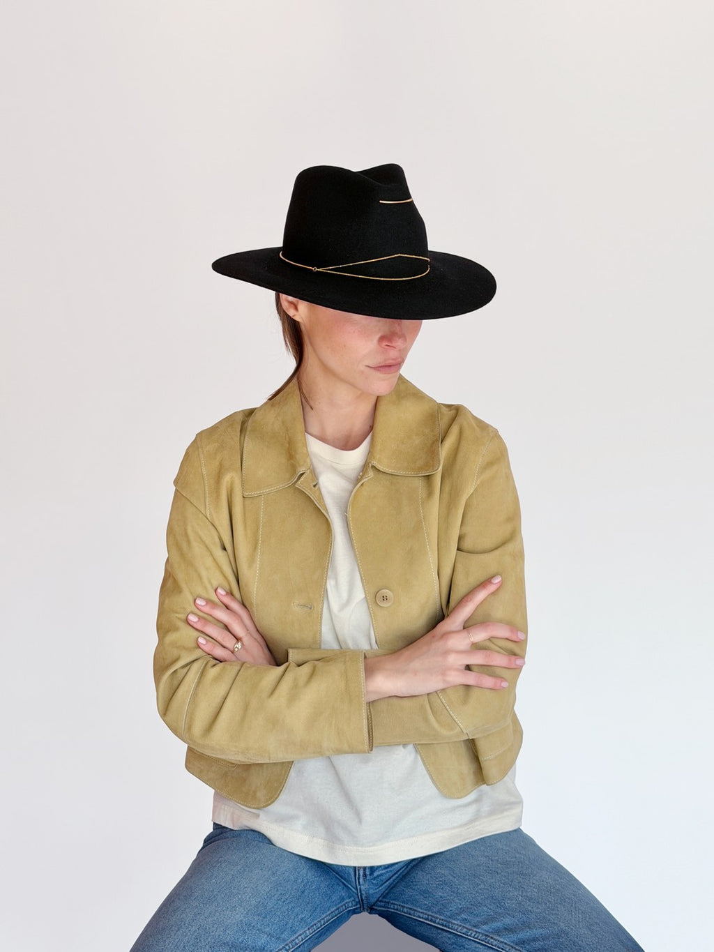 Lea Felt Hat - Black