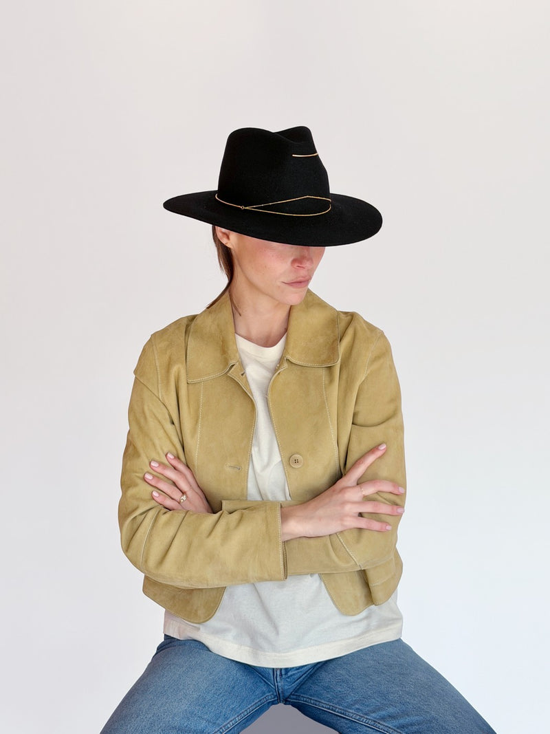 Sombrero de fieltro Lea - Negro