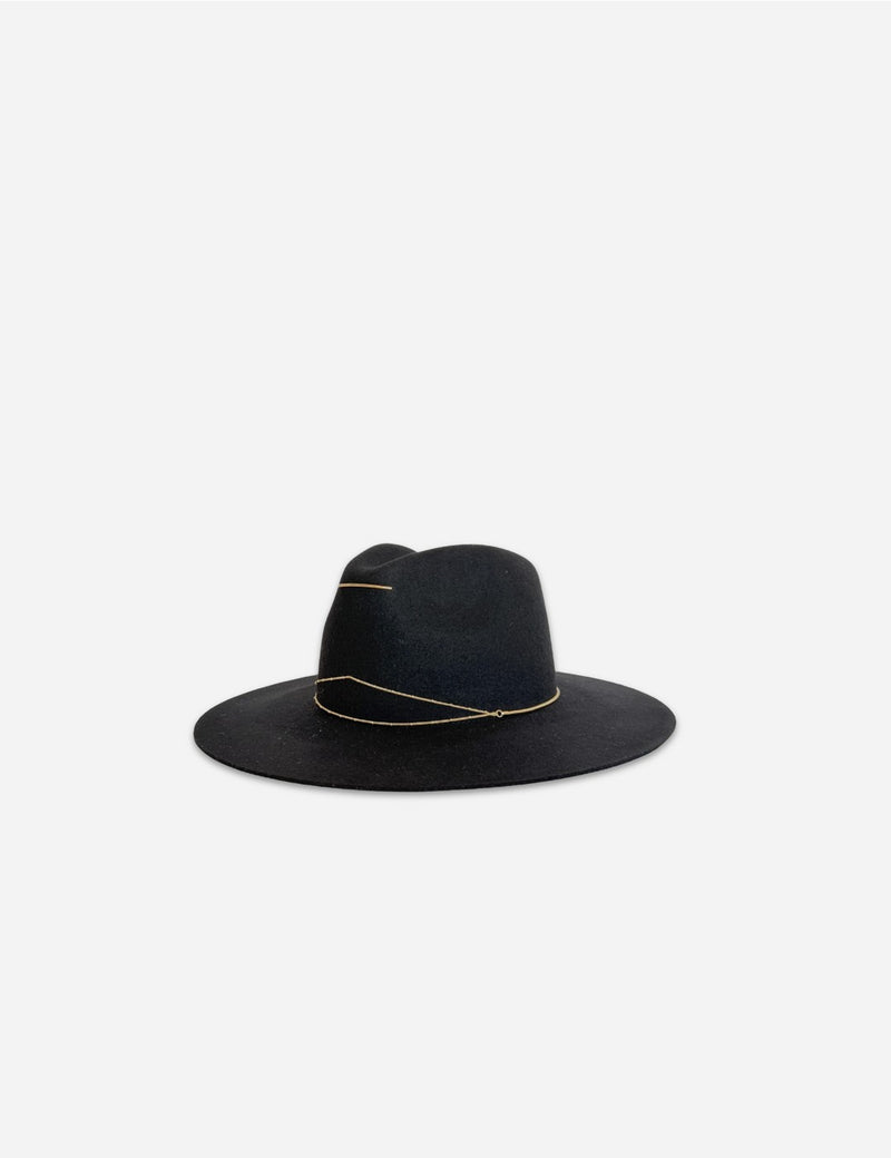 Sombrero de fieltro Lea - Negro