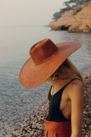 Livy XL Straw Hat - Terracotta