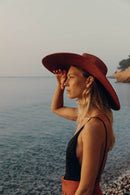 Livy XL Straw Hat - Terracotta