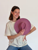 Chapeau Paille Luisa - Blush