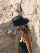 Sombrero de Paja Melissa - Negro
