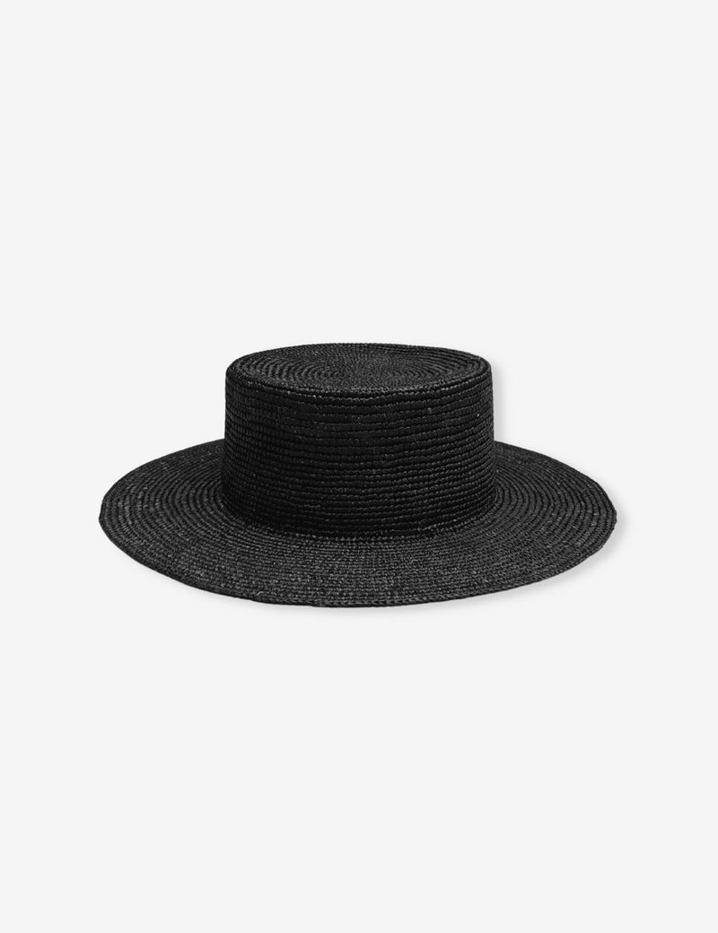 Sombrero de Paja Melissa - Negro