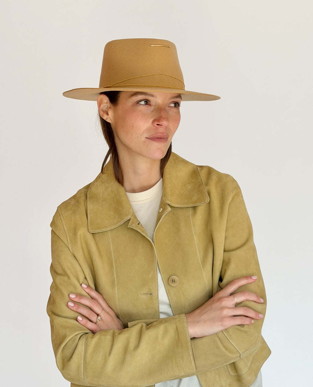 Moana Felt Hat - Beige