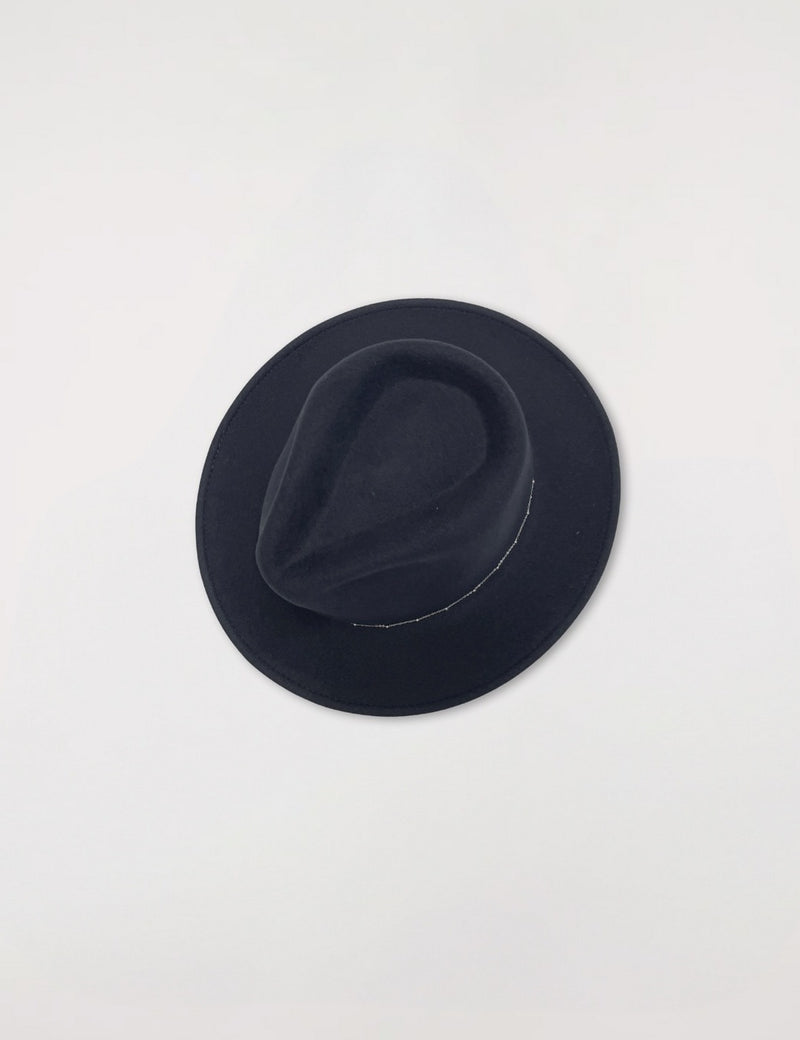 Sombrero de Fieltro Noe Plata - Antracita