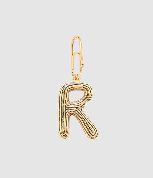 Aurelie Bidermann - Charm Amaite "R" Doré - Femme