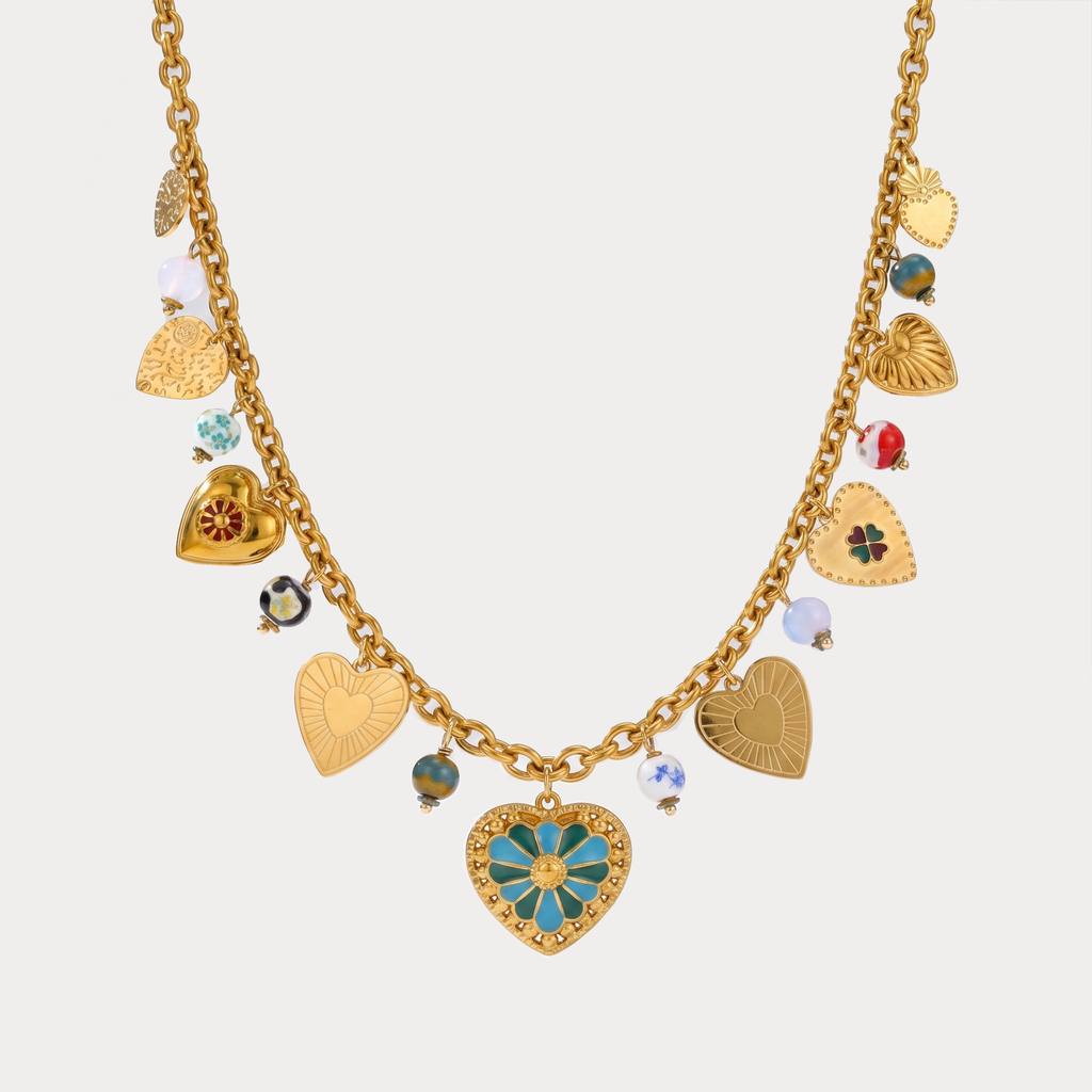 Collier Love Charms