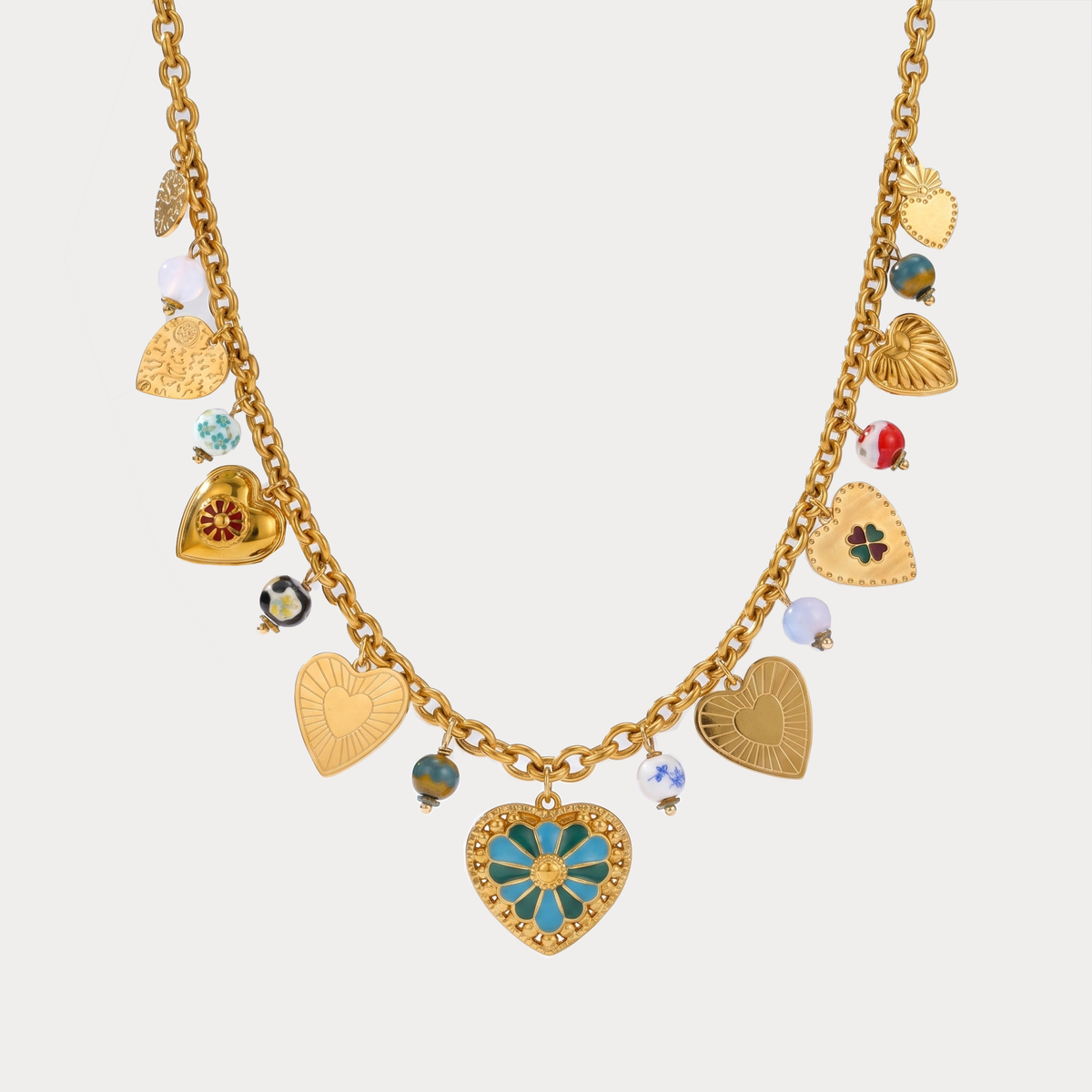 Collier Love Charms