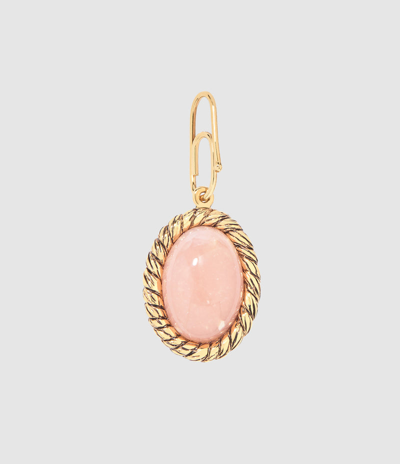 Aurelie Bidermann - Pendentif Charm Mini Opale Rose Doré - Femme