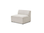 Megeve - Chauffeuse 1 Place Pour Canapé Modulable - Tissu Lisse