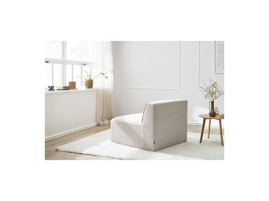 Megeve - Chauffeuse 1 Place Pour Canapé Modulable - Tissu Lisse