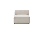 Megeve - Chauffeuse 1 Place Pour Canapé Modulable - Tissu Lisse