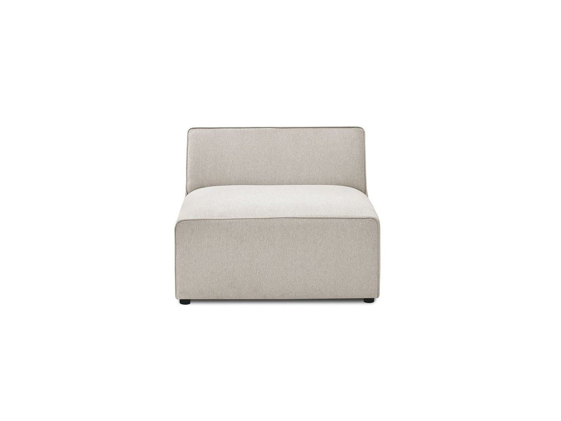 Megeve - Chauffeuse 1 Place Pour Canapé Modulable - Tissu Lisse