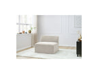One-Seater Armchair for Modular Sofa - Megeve - Textured Fabric