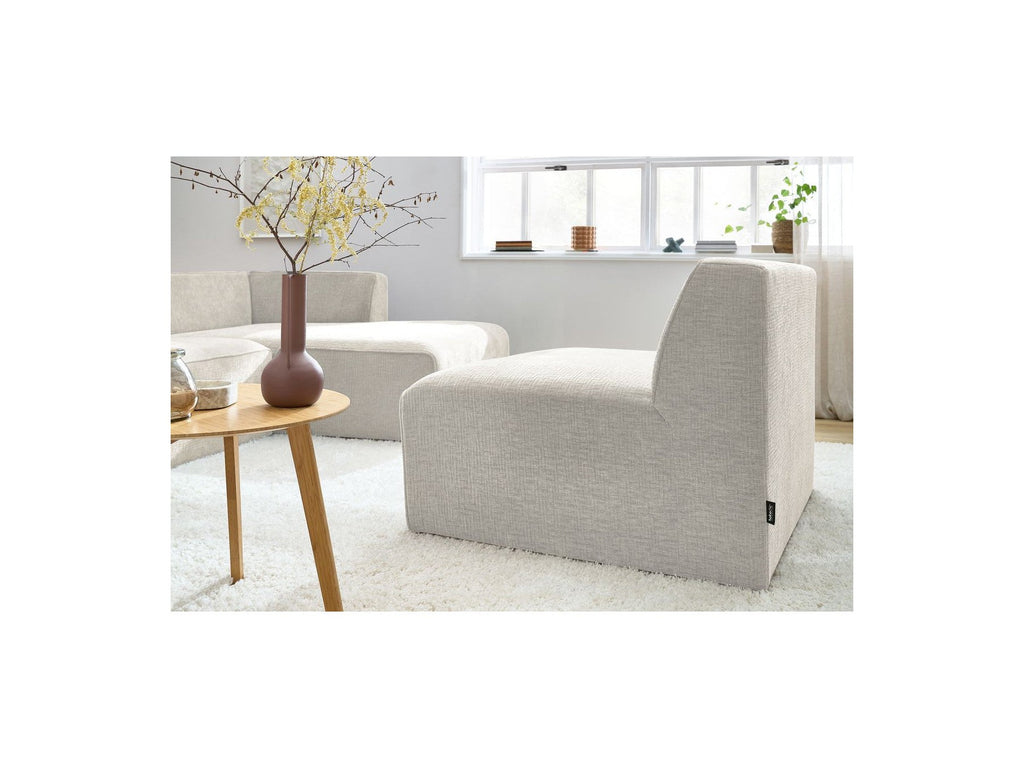One-Seater Armchair for Modular Sofa - Megeve - Textured Fabric