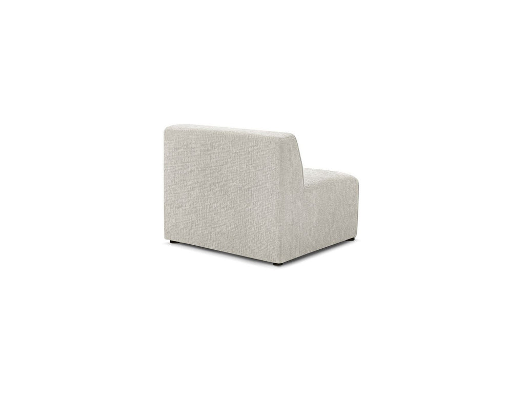 One-Seater Armchair for Modular Sofa - Megeve - Textured Fabric