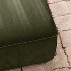 Noor - Armless Chair for Modular Sofa - Fabric - Green