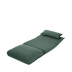 Nala - Sillón convertible de 1 plaza - Terciopelo - Verde bosque