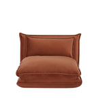 Nala - 1-Seater Sofa Bed - Velvet - Rust