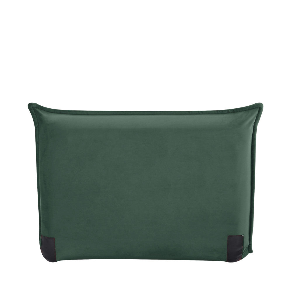Nala - Sillón convertible de 1 plaza - Terciopelo - Verde bosque