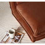 Nala - 1-Seater Sofa Bed - Velvet - Rust