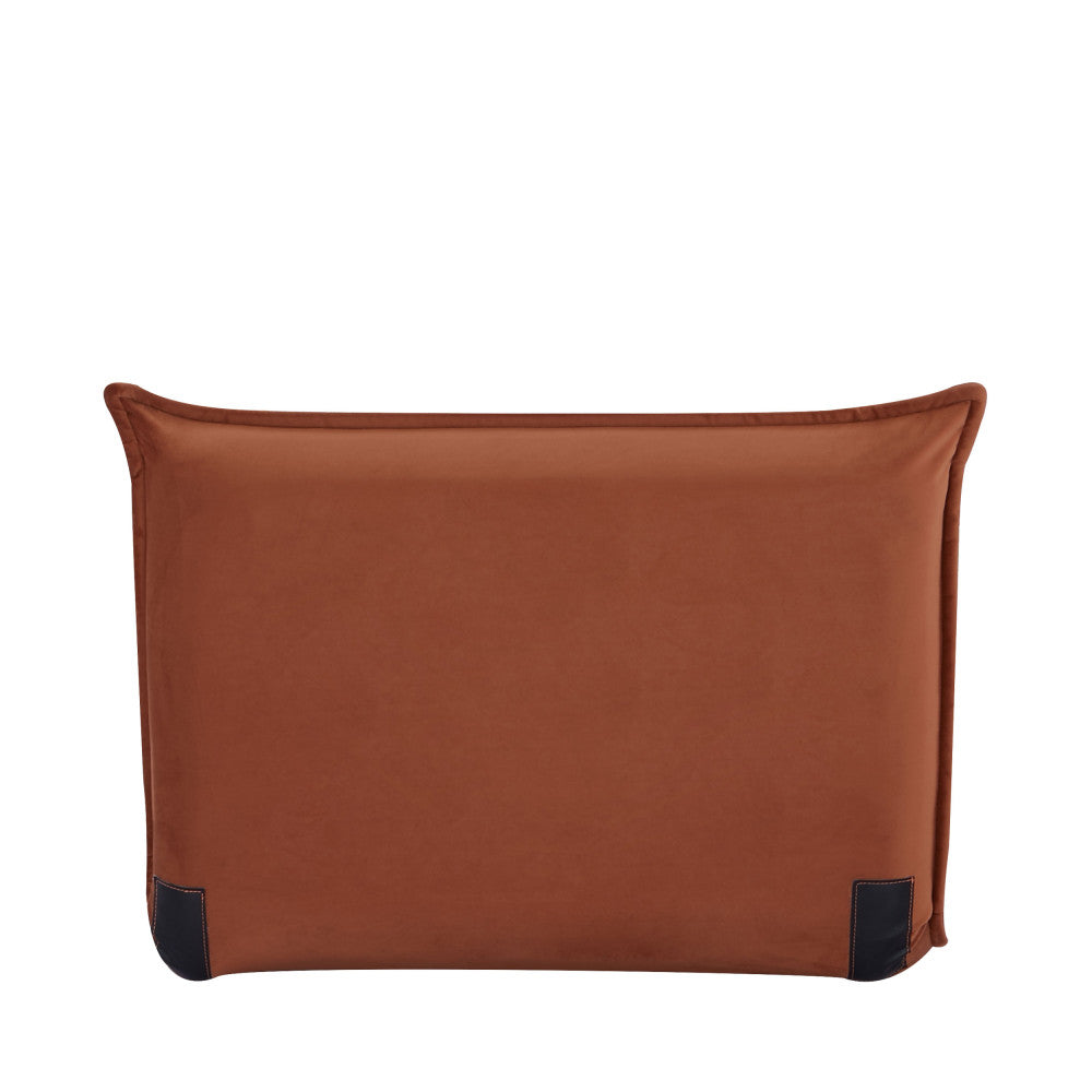Nala - 1-Seater Sofa Bed - Velvet - Rust