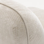 Noor - Armless Chair for Modular Sofa - Corduroy - Ecru