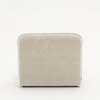 Noor - Armless Chair for Modular Sofa - Corduroy - Ecru