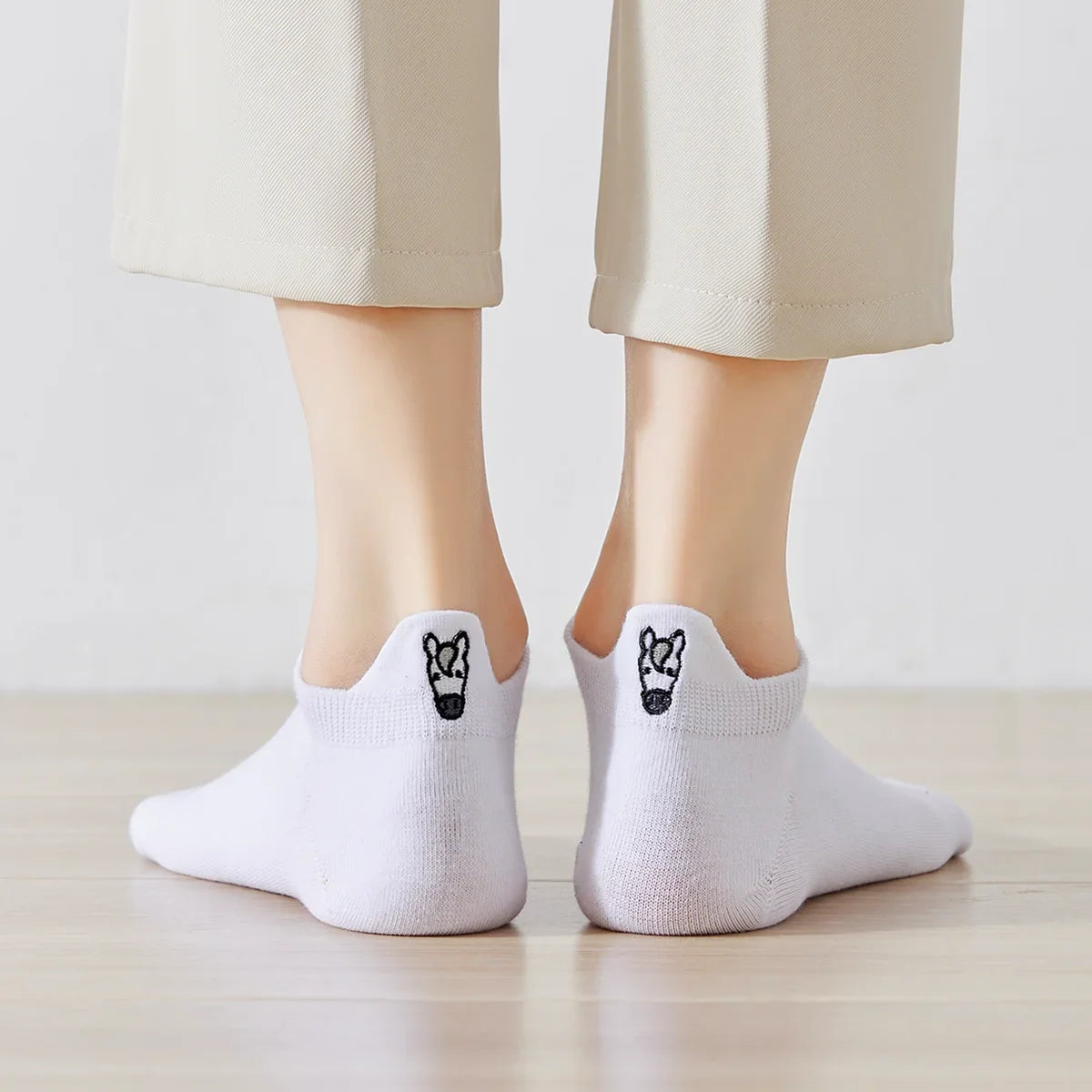 Lot De 4 Chaussettes Languette Cheval