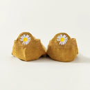 Chaussettes jaunes en coton à languette fleur pour femme | Chaussettes douces et respirantes | Fabriquées à partir de matériaux de haute qualité | Un cadeau parfait pour les femmes de tous âges