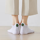 Chaussettes blanches serpent en coton à languette jungle pour femme | Chaussettes confortables et élégantes | Idéales pour le quotidien ou les occasions spéciales | Disponibles en plusieurs tailles couleurs