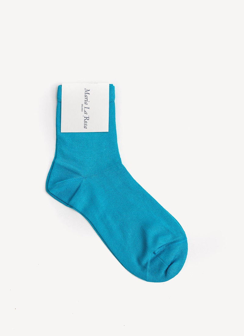 Maria La Rosa - Chaussettes Soquette One - Turchese - Femme