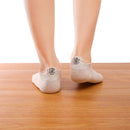 Chaussettes basses femme à languette avec broderie fleur, cœur, tulipe ou soleil. Maintien parfait. Taille 35-41. Douces, gaies et confortables.