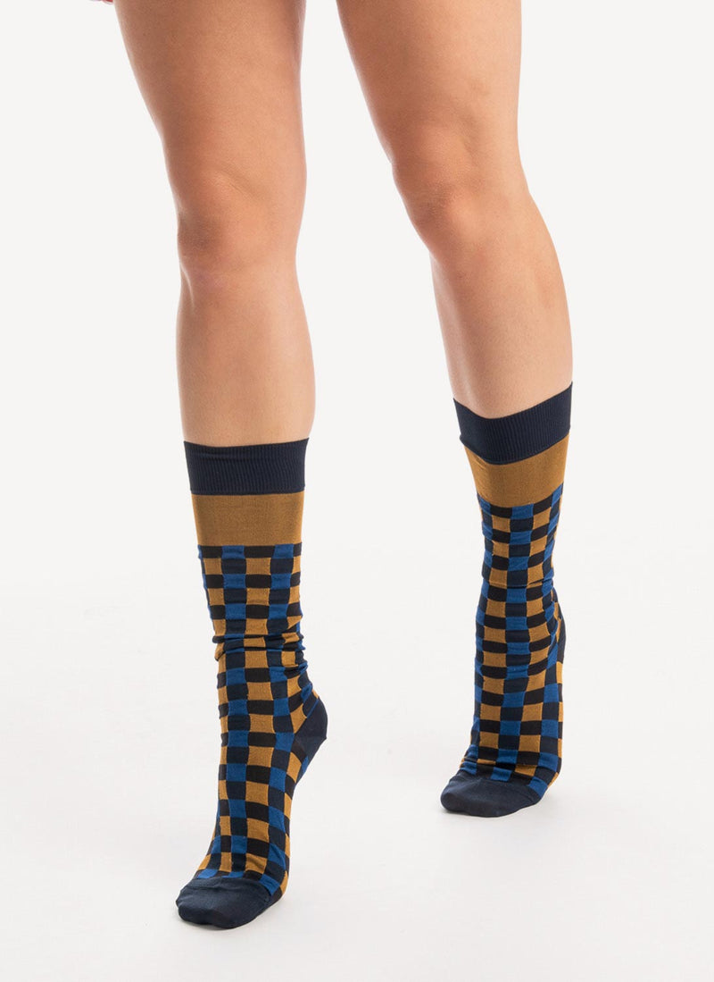 Marni - Chaussettes À Carreaux - Cigar - Femme