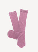 Maria La Rosa - Chaussettes Toe Soft Metallic - Pink - Femme