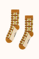 Chaussettes Estrella - Pop Corn Olive - Femme