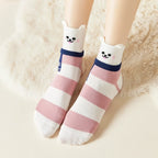 Lot De 5 Chaussettes Hautes Animaux Écharpe