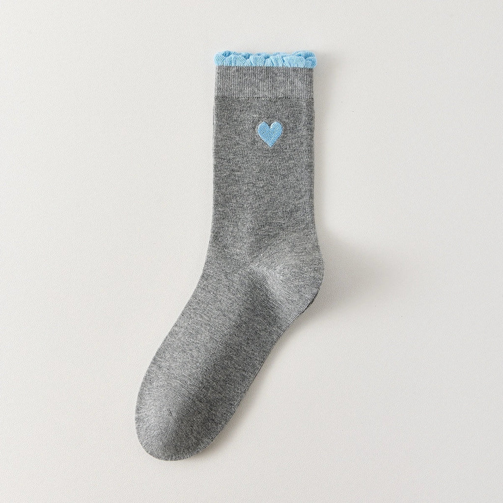 Chaussettes Hautes Coeur & Feston