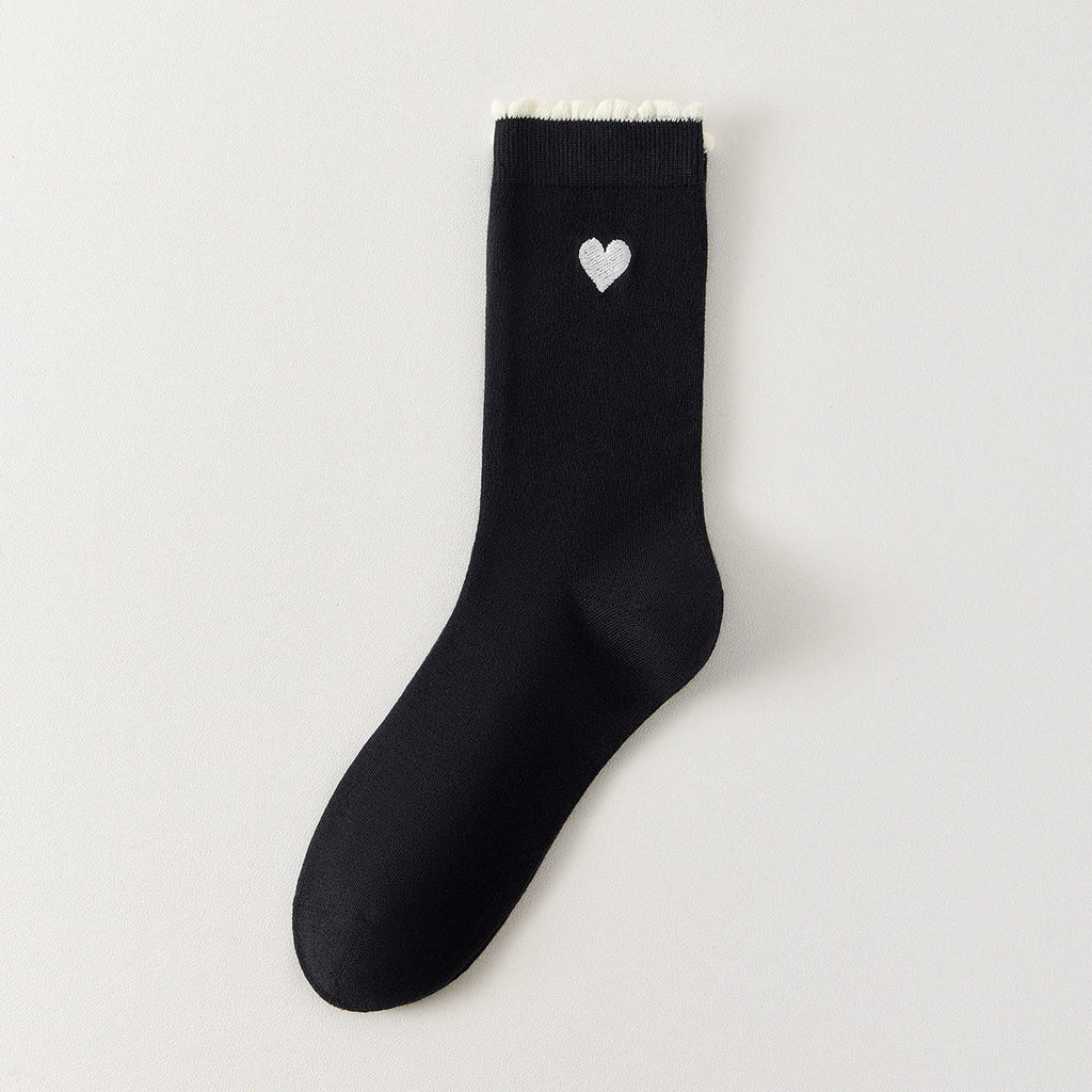 Chaussettes Hautes Coeur & Feston