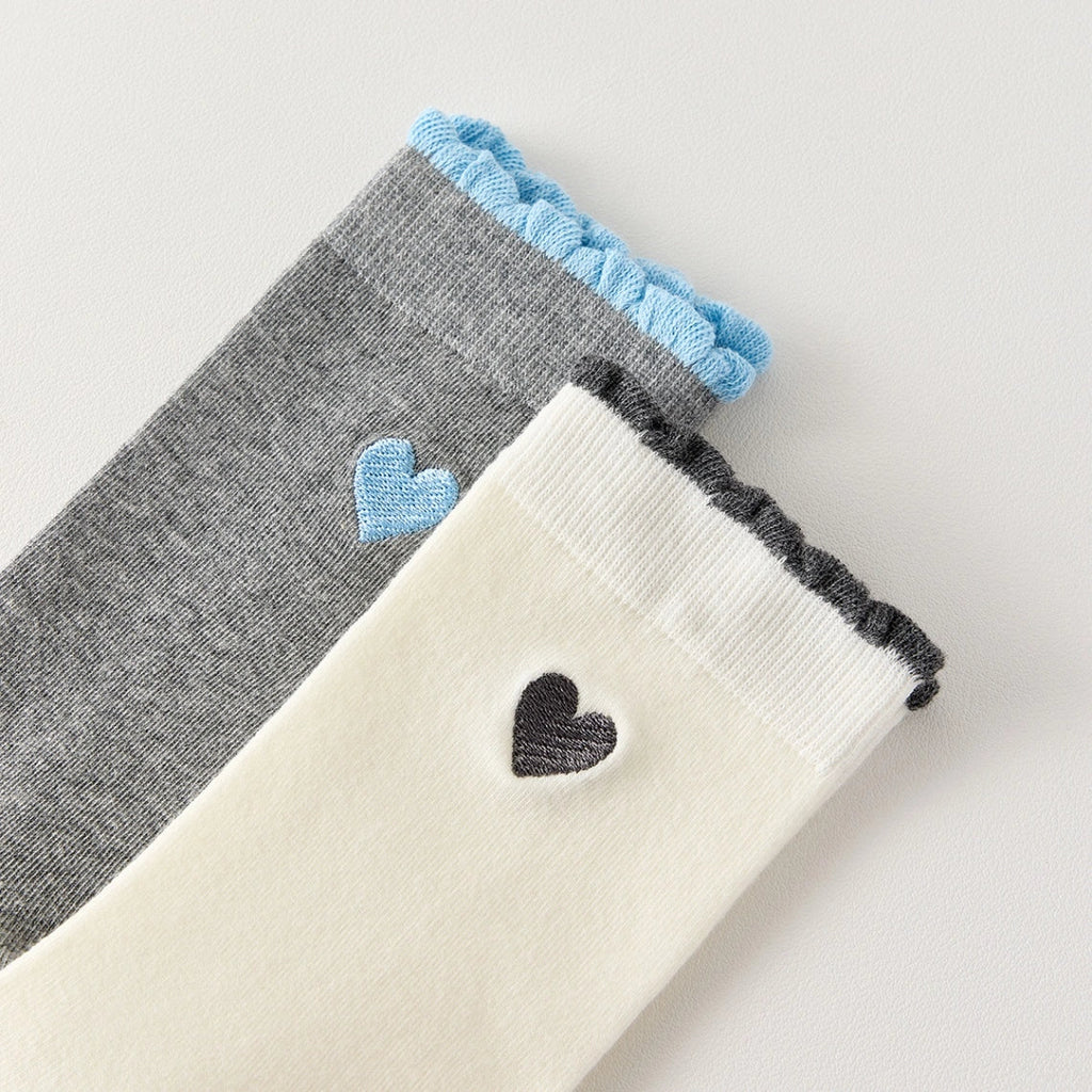 Chaussettes Hautes Coeur & Feston