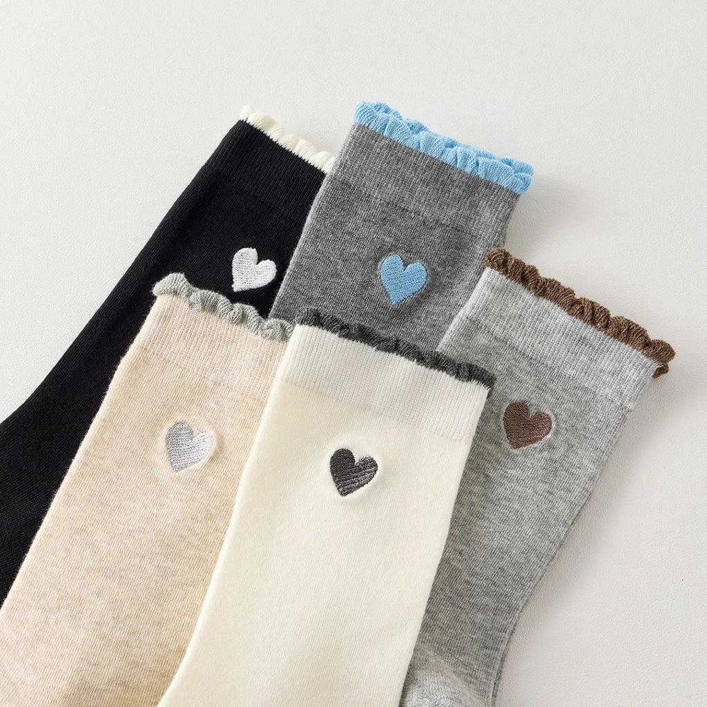Chaussettes Hautes Coeur & Feston