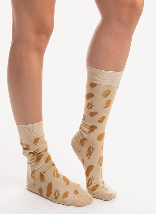 Marni - Chaussettes Imprimées - Pale Gold - Femme