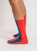 Burberry - Chaussettes Knit Mid Socks Red - Rouge - Homme
