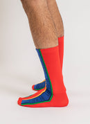 Burberry - Chaussettes Knit Mid Socks Red - Military Red - Homme