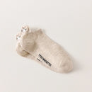 Chaussettes beiges en coton à languette chat pour femme | Chaussettes confortables et élégantes | Idéales pour le quotidien ou les occasions spéciales | Disponibles en plusieurs couleurs et tailles